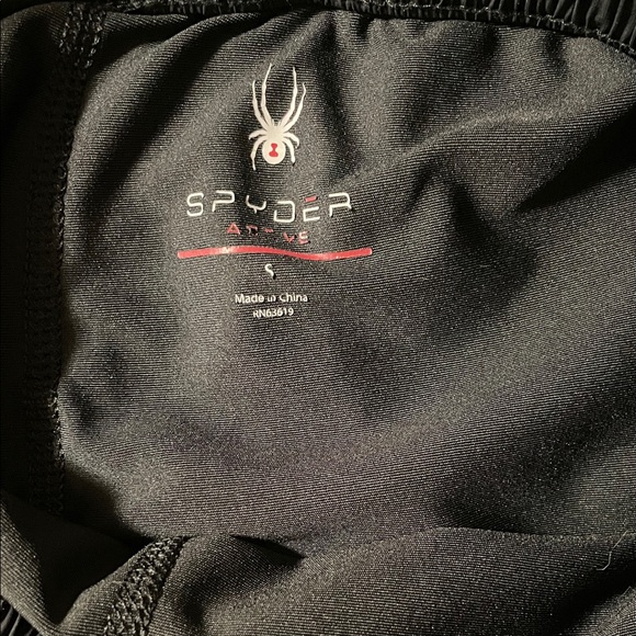 SPYDER ACTIVE Women's Black Athletic Shorts - Picture 5 of 9